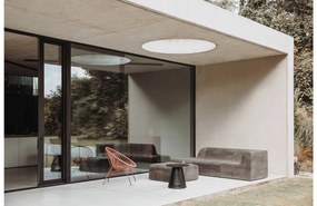 Goossens Next Bank Emotion grijs, leer, urban industrieel