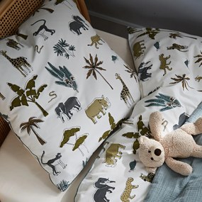 Dekbedovertrek, 30% gerecycled katoen, Papangue