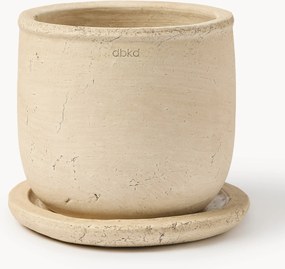 Outdoor bloempot Terra van terracotta, H 18 cm