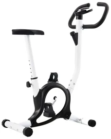 vidaXL Hometrainer met bandweerstand zwart