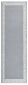 vidaXL Tapijtloper 80x250 cm BCF grijs met motief