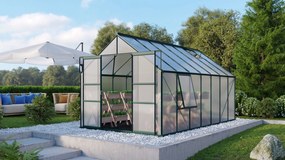 Vitavia Meridian 2 serre - 11,5m² - met 4 mm polycarbonaat - Donkergroen