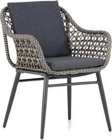 Tuinset 4 personen 180 cm Wicker Taupe Lifestyle Garden Furniture Dolphin/Veneto