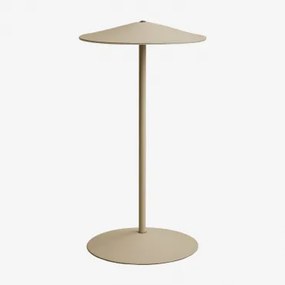 Draadloze Led-tafellamp Van Ijzer Emilein Tapioca Beige - Sklum
