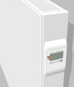Vasco E-Panel EP-H-FL elektrische radiator 750W 60x60cm verkeerswit
