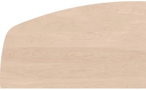 Goossens Excellent Eettafel Floyd, Semi ovaal 180 x 100 cm