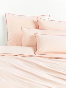 Perkal katoenen dekbedovertrek Daria met bies