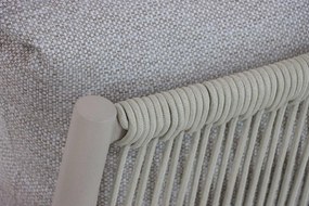Stoel en Bank Loungeset 5 personen Aluminium/Rope Taupe  Coco Sevilla