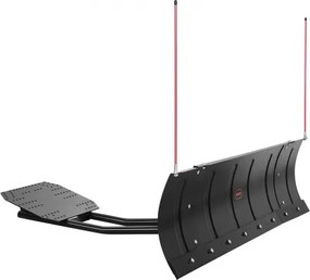 VEVOR Sneeuwschuiver, 109/152 cm Verstelbare Sneeuwschuiverset, Gemakkelijk Verwijderbaar, Universeel Monteerbaar Sneeuwschuiverhulpstuk met Rubberen Flappen, Stalen Blad, Compatibel met de meeste UTV's en ATV's