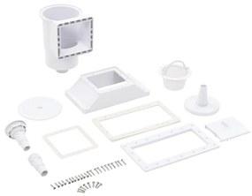 vidaXL 11-delige Zwembadskimmer 34,3x25x30,5 cm