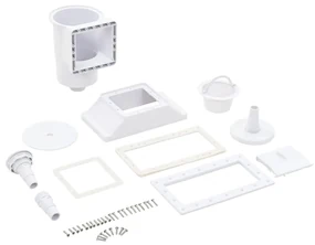 vidaXL 11-delige Zwembadskimmer 34,3x25x30,5 cm