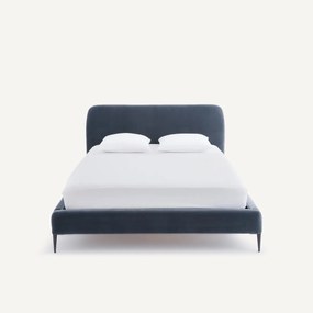 2-persoonsbed, in fluweel, design E. Gallina, Oscar
