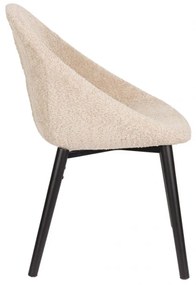 Dutchbone Fenna Beige Kuip Eetkamerstoel Modern