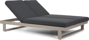 Lifestyle Garden Furniture Massimo Ligbed Met Kussen Loft/carbon Aluminium Taupe