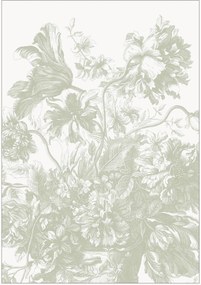 Behang Engraved Flowes