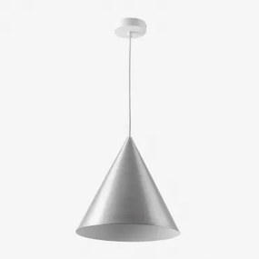 Arilda Metalen Plafondlamp Grijs – Chroom - Sklum