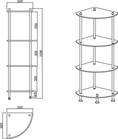 Eastbrook Davos glazen planchet 4 laags