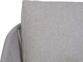 Stoel en Bank Loungeset 5 personen Rope Grijs  4 Seasons Outdoor Florence