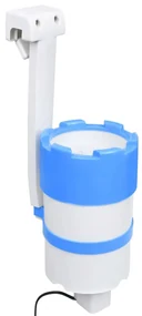 vidaXL Zwembadskimmer hangend en pomp met adapter 16 cm kunststof