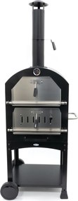 HEAT Pizzaoven Ovnhus - Houtgestookt met Barbecue Grill - 161 cm