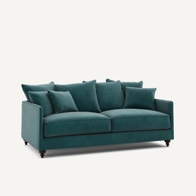 Omvormbare 3-zits fluwelen zetel, Lazare