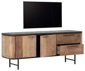 DTP Home Soho Tv-meubel Teak Met Mortex 150 Cm - 150x40x60cm.