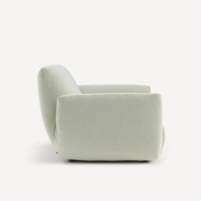 Fauteuil van stonewashed fluweel, SPOGANO