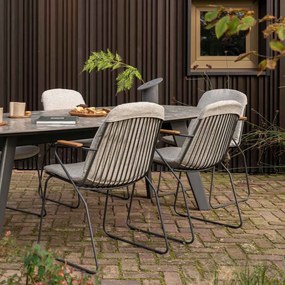 Taste by 4 Seasons Veneto tuinset 5-delig - Alto tuintafel 180x100 cm