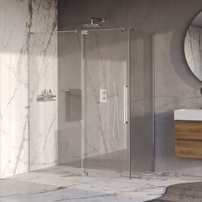 Brauer Stellar douchecabine met draaideur 160x100cm chroom