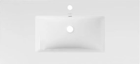 Mexen Atena inbouw wastafel 101 x 46 cm, wit - 25011000