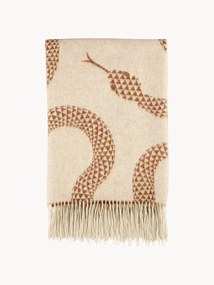 Handgemaakte merino wollen plaid Eden