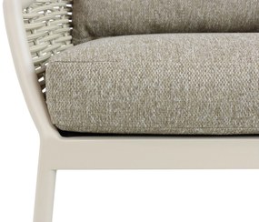 Stoel en Bank Loungeset 5 personen Aluminium/Wicker Taupe  Apple Bee Milou