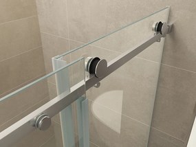 Mueller Basic schuif Douchedeur 160cm ANTI-KALK 8mm veiligheidsglas