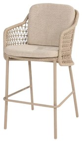 4 Seasons Outdoor Tramonti bar stoel latte  Tuinstoel    beige weerbestendig