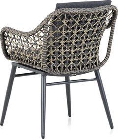Tuinset 4 personen 180 cm Wicker Taupe Lifestyle Garden Furniture Dolphin/Veneto