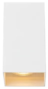 Design vierkante wandlamp wit - Sabbir