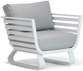 Tuinstoel Aluminium Wit Santika Sovita  - Quick Dry Foam