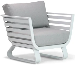 Tuinstoel Aluminium Wit Santika Sovita  - Quick Dry Foam