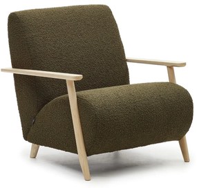 Kave Home Meghan Fauteuil Retro Boucle Groen