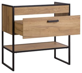 Comad Brooklin 821 FSC onderkast 80cm eiken/zwart