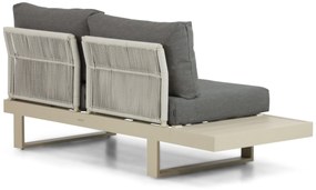 Hoek loungeset 5 personen Aluminium Taupe  Lifestyle Garden Furniture Lorenzo