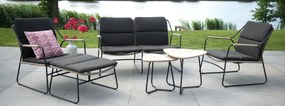 4 Seasons Outdoor | Scandic loungeset  Loungeset    antraciet weerbestendig