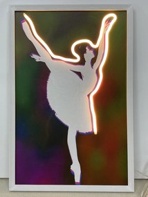 Neon Art White Dancing