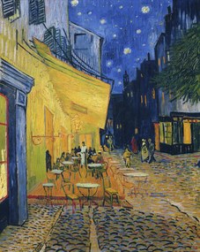 Gogh, Vincent van - Kunstreproductie Café Terras bij Nacht, (30 x 40 cm)