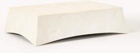 In- & outdoor salontafel Mohi met travertijn look, B 120 cm