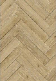 Mexen Charter Oak monster van visgraat SPC vinyl panelen 6,5 mm, onderlaag 1,5 mm, 4 V-voeg, Eik - F1169-S