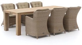 Intenso Milano/ROUGH-X 240cm dining tuinset 7-delig