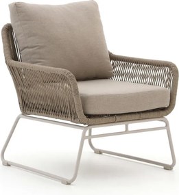 Lounge tuinstoel | Intenso Isorella | Rope (touw) | Taupe | Kees Smit Tuinmeubelen
