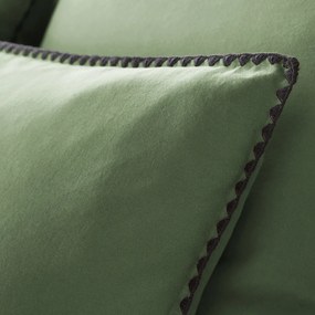 Dekbedovertrek in gewassen katoen, geborduurd, Merida