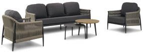 Stoel en Bank Loungeset Rope Taupe 5 personen Coco Lucia/Montana